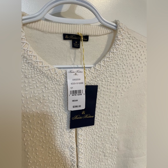 Brand new brooks brother Merino Wool Cashmere
Beaded Cardigan - Picture 4 of 7